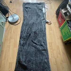 Gray Heated Blanket